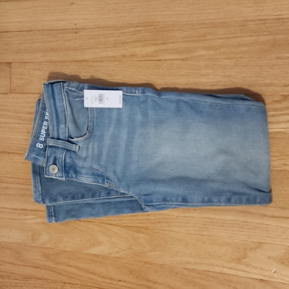GAP light colored super skinny jeans
